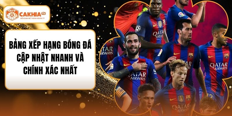 Bảng Xếp Hạng Bóng Đá Cập Nhật Nhanh Và Chính Xác Nhất
