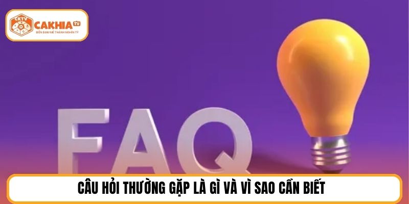 Câu hỏi thường gặp là gì và vì sao cần biết